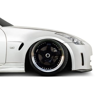 Duraflex® - Indy Style Fiberglass Front Fenders (Unpainted)