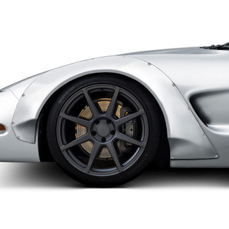 Duraflex® - Circuit Style Fiberglass Front Fender Flares (Unpainted)