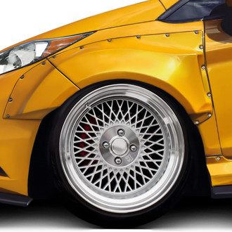 Duraflex® - CPR Style Wide Body Fiberglass Front Fender Flares (Unpainted)