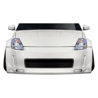 Duraflex® - G Force Style Fiberglass Front Bumper Lip Under Spoiler Air Dam (Unpainted)