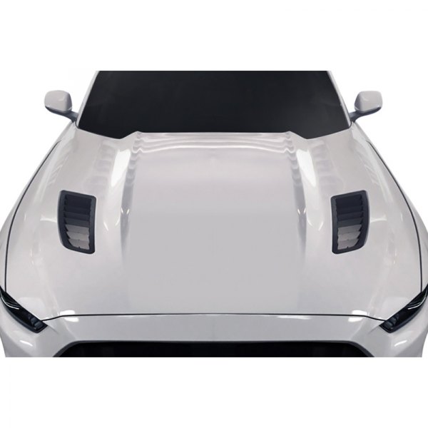 Duraflex® - GT1 Style Fiberglass Side Hood Vents (Unpainted)