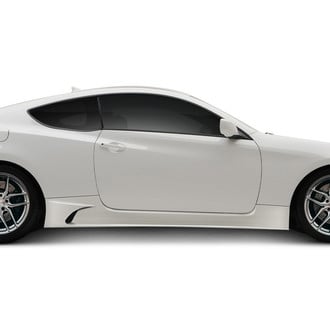 Duraflex® - Flux Style Fiberglass Side Skirt Rocker Panels (Unpainted)