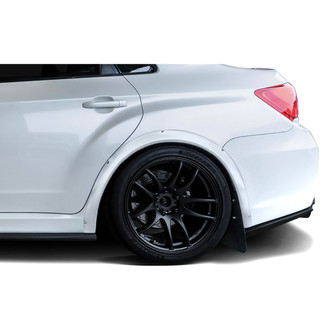 Duraflex® - Rally Style Fiberglass Rear Fender Flares (Unpainted)