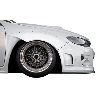 Duraflex® - MTR Style Wide Body Fiberglass Front Fender Flares (Unpainted)