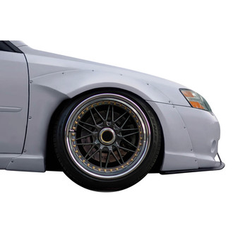 Duraflex® - MSR Style Wide Body Fiberglass Front Fender Flares (Unpainted)