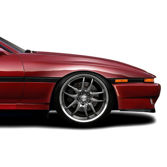 Duraflex® - A-Spec Style Fiberglass Front Fender Flares (Unpainted)