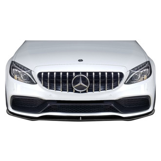 Duraflex® - Power Style Fiberglass Front Bumper Lip Spoiler Air Dam (Unpainted)