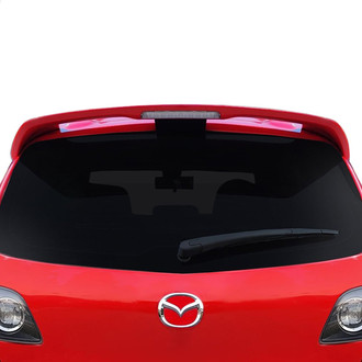 Duraflex® - Speed3 Look Style Fiberglass Rear Roof Wing Spoiler (Unpainted)