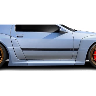 Duraflex® - Phoenix Fire Style Fiberglass Side Skirt Rocker Panels (Unpainted)