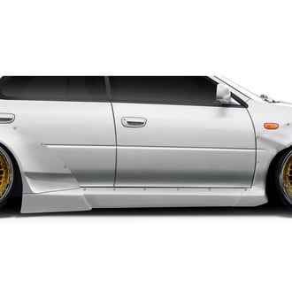 Duraflex® - RBS Style Fiberglass Side Skirt Rocker Panels (Unpainted)