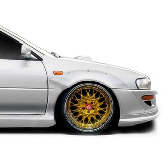 Duraflex® - RBS Style Fiberglass Front Fender Flares (Unpainted)