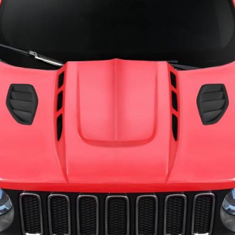 Jeep Renegade Custom Hoods | Carbon Fiber, Fiberglass — CARiD.com