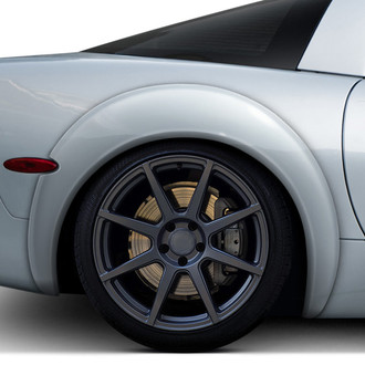 Duraflex® - LBR Style Fiberglass Rear Fender Flares (Unpainted)