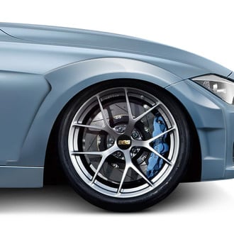 Duraflex® - KTV Style Wide Body Fiberglass Front Fender Flares (Unpainted)