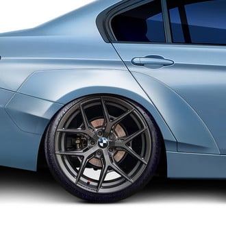 Duraflex® - KTV Style Fiberglass Wide Body Rear Fender Flares (Unpainted)