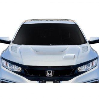 2017 Honda Civic Custom Hoods | Carbon Fiber, Fiberglass — CARiD.com