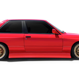 Duraflex® - B-Sport Style Fiberglass Side Skirts (Unpainted)