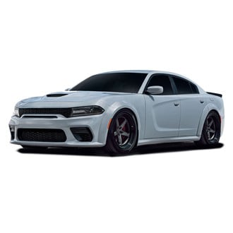Duraflex® - Hellcat Fiberglass Front and Rear Wide Body Fender Flares (Unpainted)