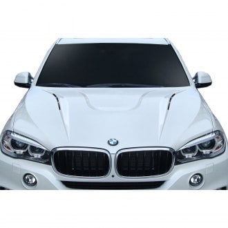 BMW X6 Custom Hoods - Carbon Fiber, Fiberglass | CARiD