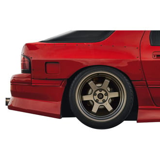 Duraflex® - D1 Sport Style Fiberglass Rear Fender Flares (Unpainted)