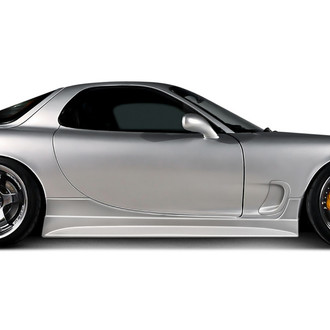 Duraflex® - M1 Sport Style Fiberglass Side Skirt Rocker Panels (Unpainted)