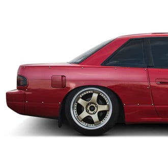 Duraflex® - D1 Sport Style Fiberglass Rear Fender Flares (Unpainted)