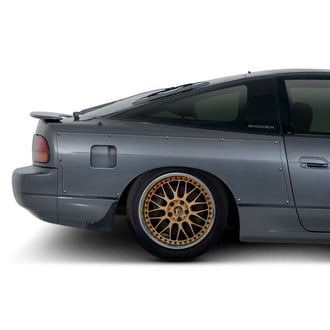 Duraflex® - D1 Sport Style Fiberglass Rear Fender Flares (Unpainted)