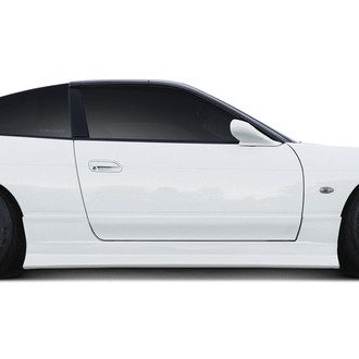 Duraflex® - D1 Sport V3 Style Fiberglass Side Skirt Rocker Panels (Unpainted)