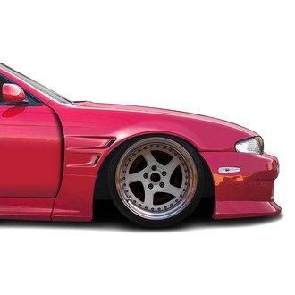 Duraflex® - D1 Sport Style Fiberglass Front Fenders (Unpainted)