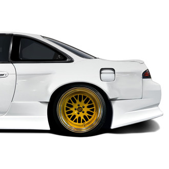 Duraflex® - O Type Style Fiberglass Rear Fender Flares (Unpainted)