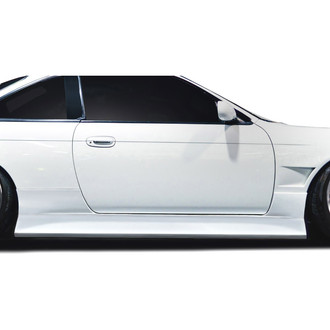 Duraflex® - M1 Sport Style Fiberglass Side Skirt Rocker Panels (Unpainted)