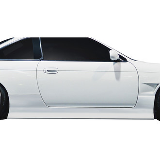 Duraflex® - D1 Sport V3 Style Fiberglass Side Skirt Rocker Panels (Unpainted)