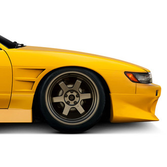 Duraflex® - D1 Sport Style Fiberglass Front Fenders (Unpainted)