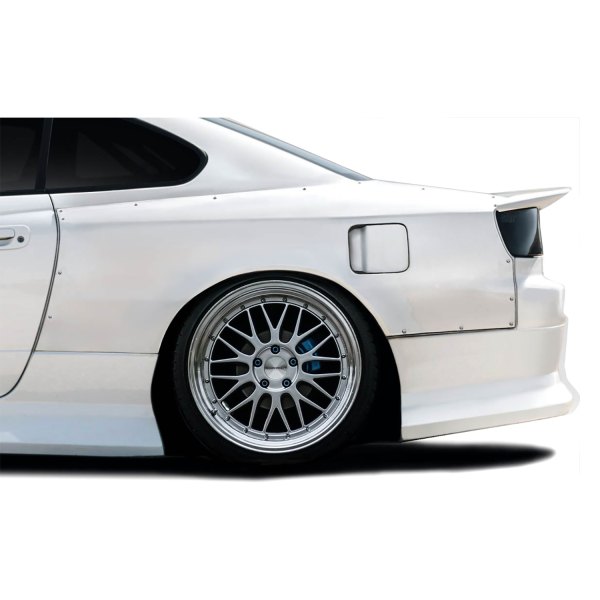 Duraflex® - D1 Sport Style Fiberglass Rear Fender Flares (Unpainted)