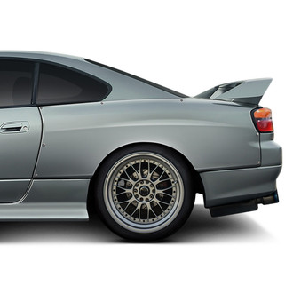 Duraflex® - GPR Style Fiberglass Rear Fender Flares (Unpainted)