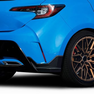Duraflex® - Ryo Style Fiberglass Rear Bumper Lip Add On Spoilers (Unpainted)
