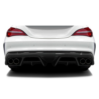 Duraflex® - Burnout Style Fiberglass Rear Diffuser (Unpainted)