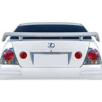 Duraflex® - Power Style Fiberglass Rear Wing Spoiler (Unpainted)