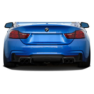 Duraflex® - Quadro Style Fiberglass Rear Diffuser (Unpainted)