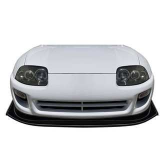 Duraflex® - Aeromate Style Fiberglass Front Bumper Lip Spoiler Air Dam (Unpainted)