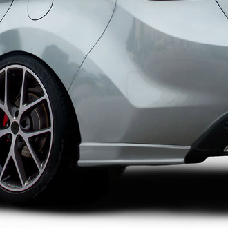Duraflex® - SQR Style Fiberglass Rear Fender Spats (Unpainted)