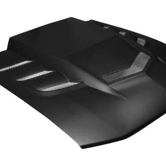 Duraflex® - Interceptor Style Fiberglass Hood (Unpainted)