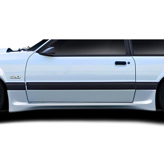 Duraflex® - Apex Aero Style Fiberglass Side Skirts (Unpainted)