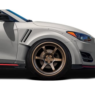 Duraflex® - Aerotune Style Fiberglass Front Fender Flares (Unpainted)