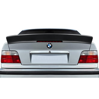 Duraflex® - Free Flow Style Fiberglass Rear Wing Spoiler (Unpainted)