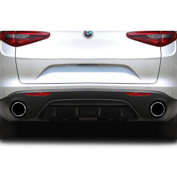 Duraflex® - Silkstreak Style Fiberglass Rear Diffuser (Unpainted)