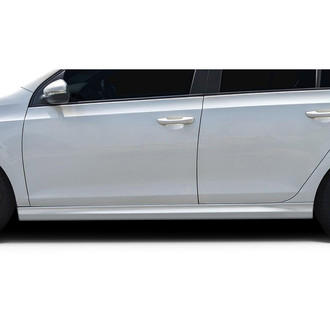 Duraflex® - R400 Look Style Fiberglass Side Skirt Rocker Panels (Unpainted)