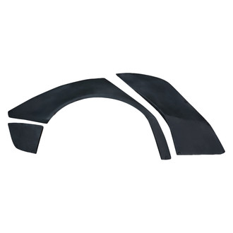 Duraflex® - Facta Style Fiberglass Rear Fender Flares (Unpainted)