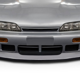 Duraflex® - Nava Style Fiberglass Front Bumper Lip Spoiler Air Dam (Unpainted)