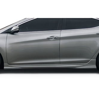 Duraflex® - Elaver Style Fiberglass Side Skirt Rocker Panels (Unpainted)